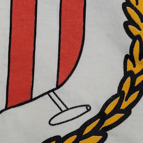 Vintage LEE US-Military Polo Team Shirt Large 21x28 White - Picture 13 of 15